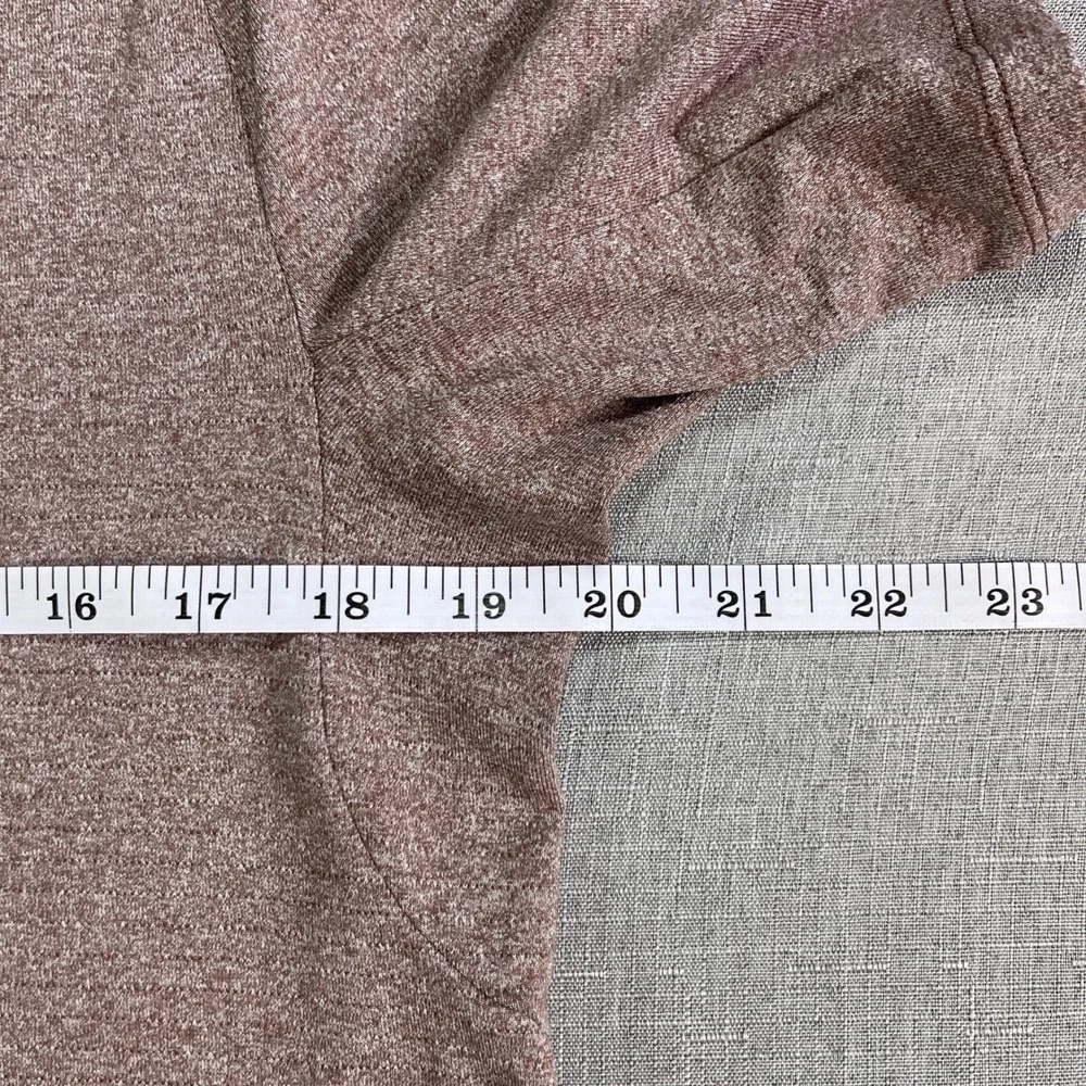 Lululemon Drysense Short Sleeve Training‎ Shirt Mens M Heathered Savannah Rust